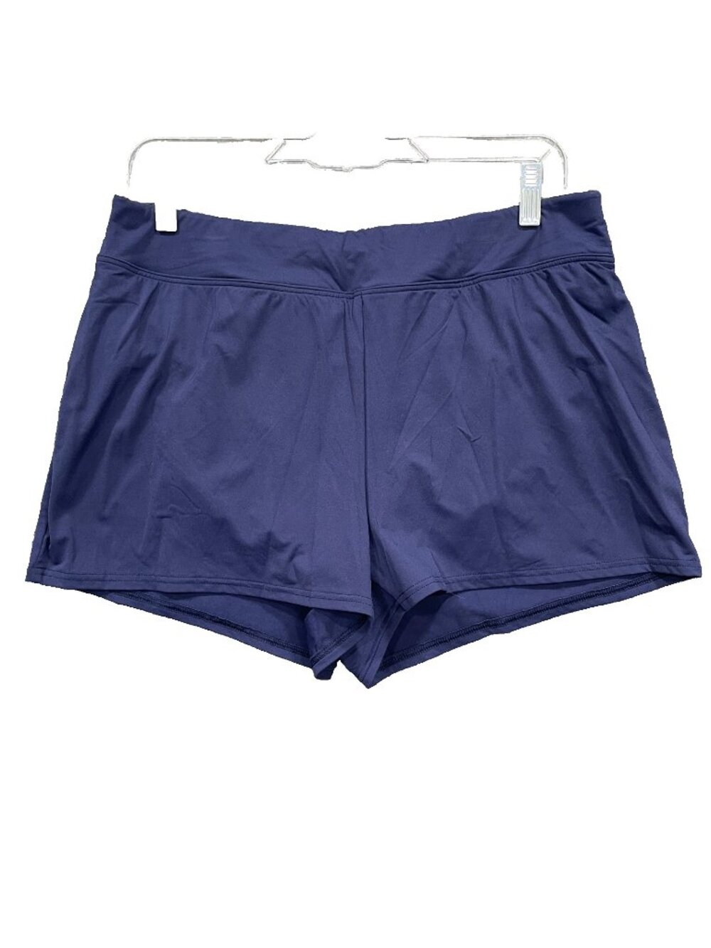 Lands End Swimming Suit Bottoms Womens Size 12 Blue Shorts Bathing Swim Beach